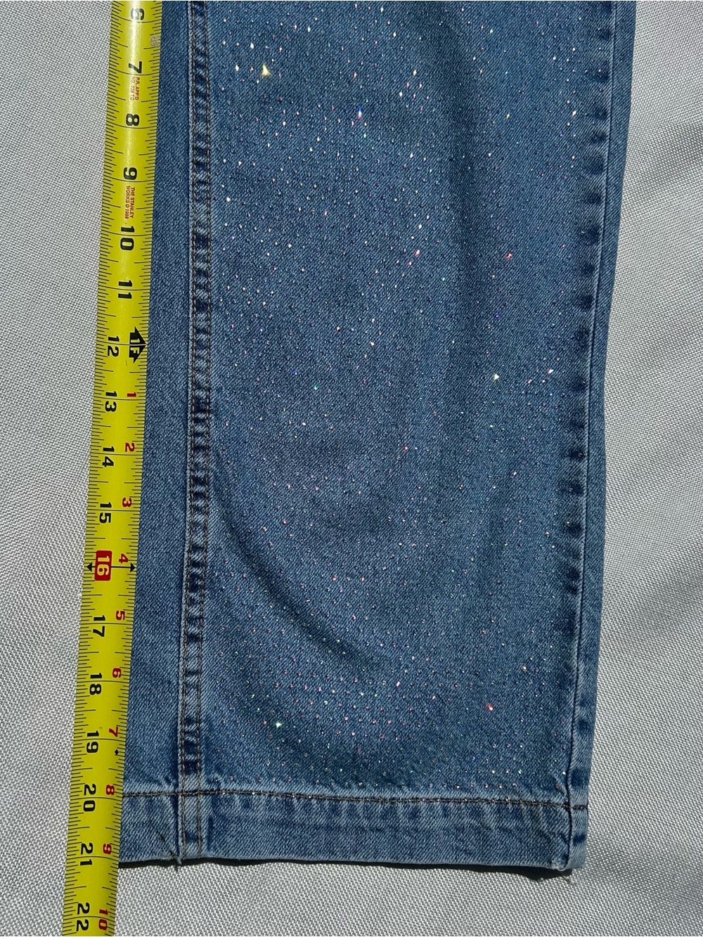 Topshop Moto Rhinestone Embelished Crop Jeans - Picture 9 of 9